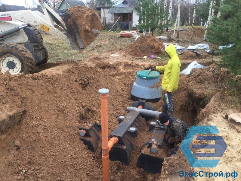 Монтаж колодцев канализации в Вологде – Установка канализационных ...
