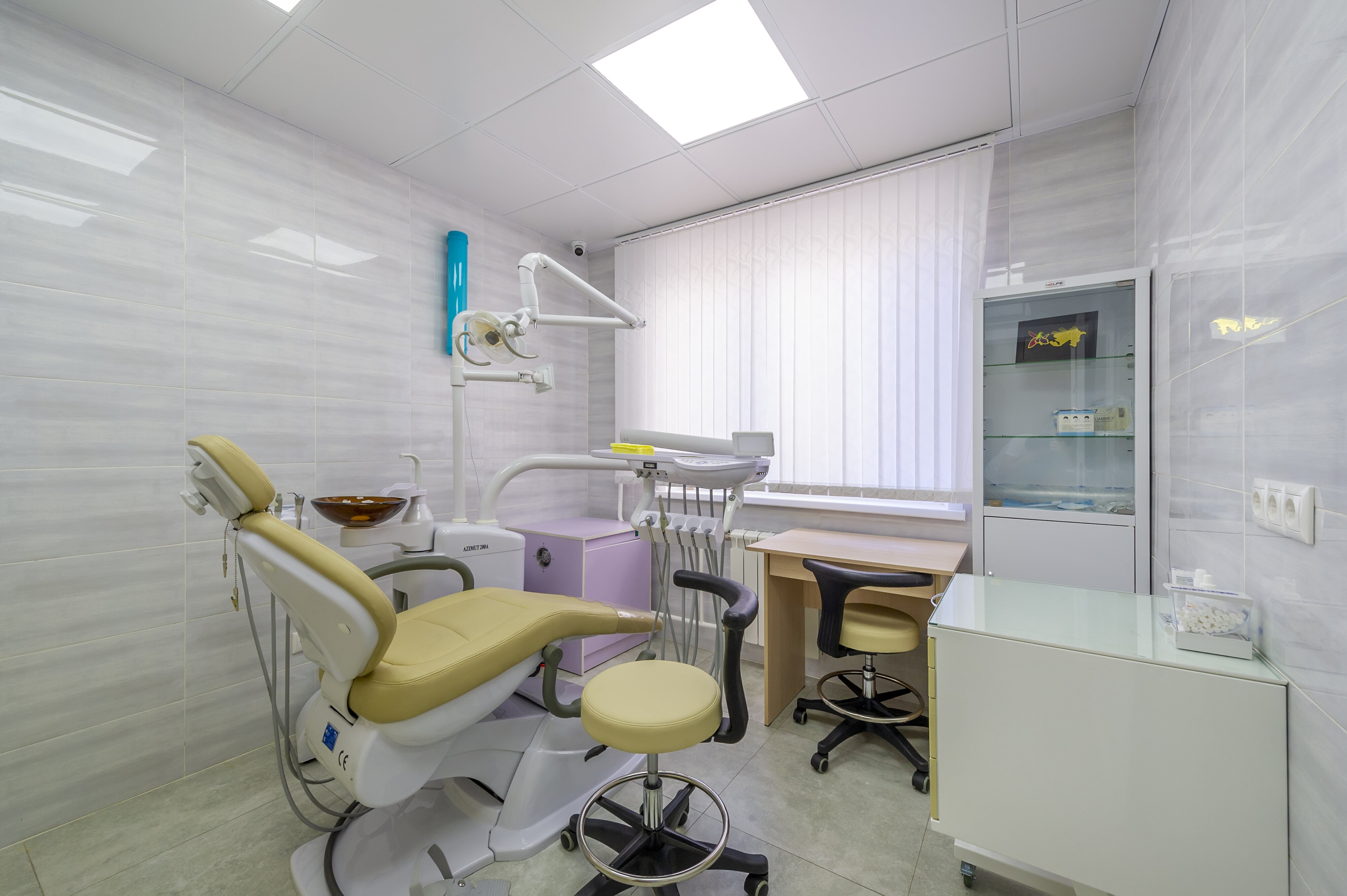 расстояние между креслами в стоматологическом кабинете