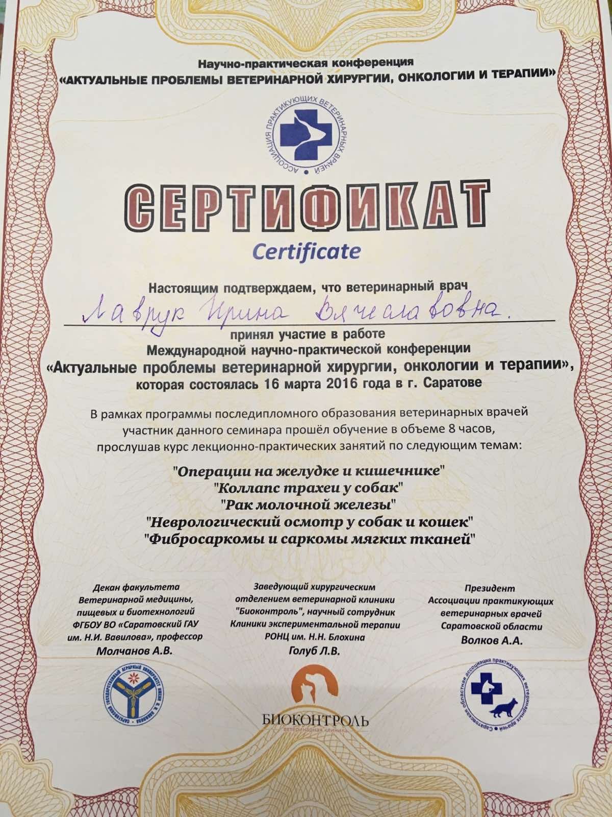 Ирина Вячеславовна Лаврук