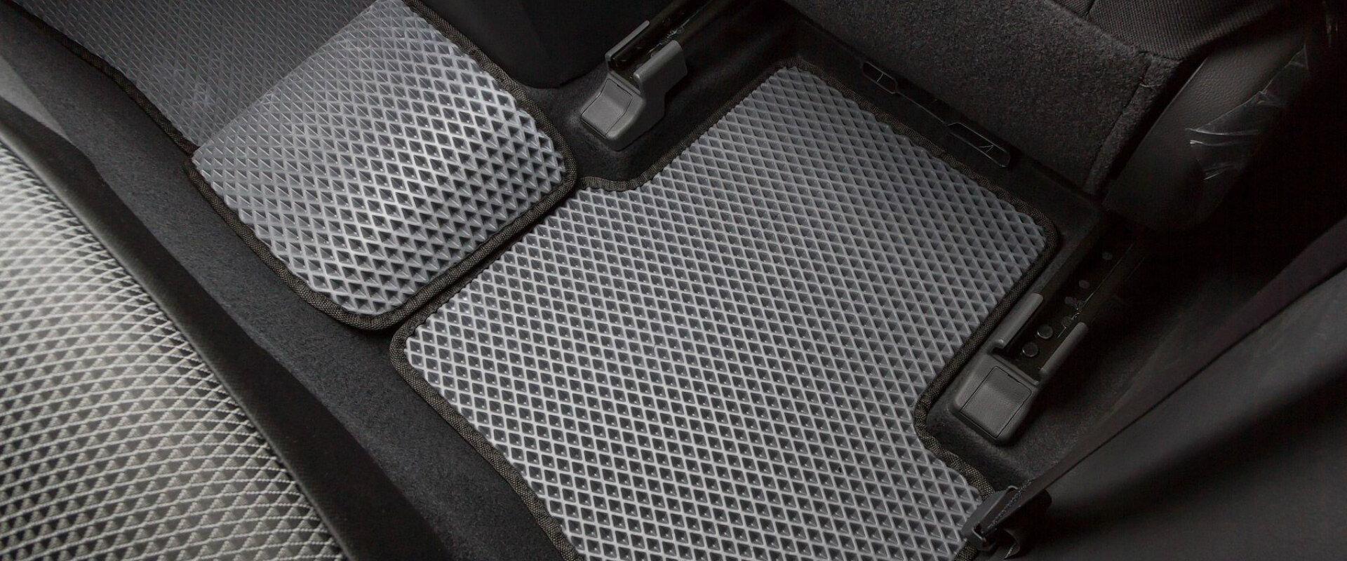 859р Комплект ковриков в салон Delform 4 шт. полиуретан Лада Приора 2170 седан, 