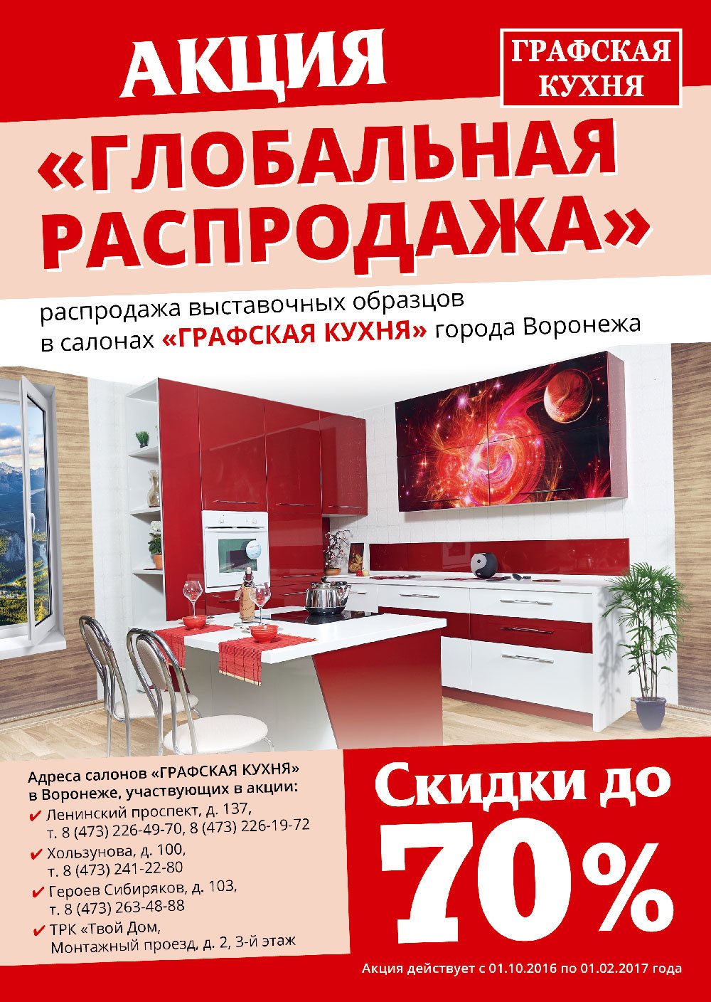 Стильные кухни распродажа выставочных образцов
