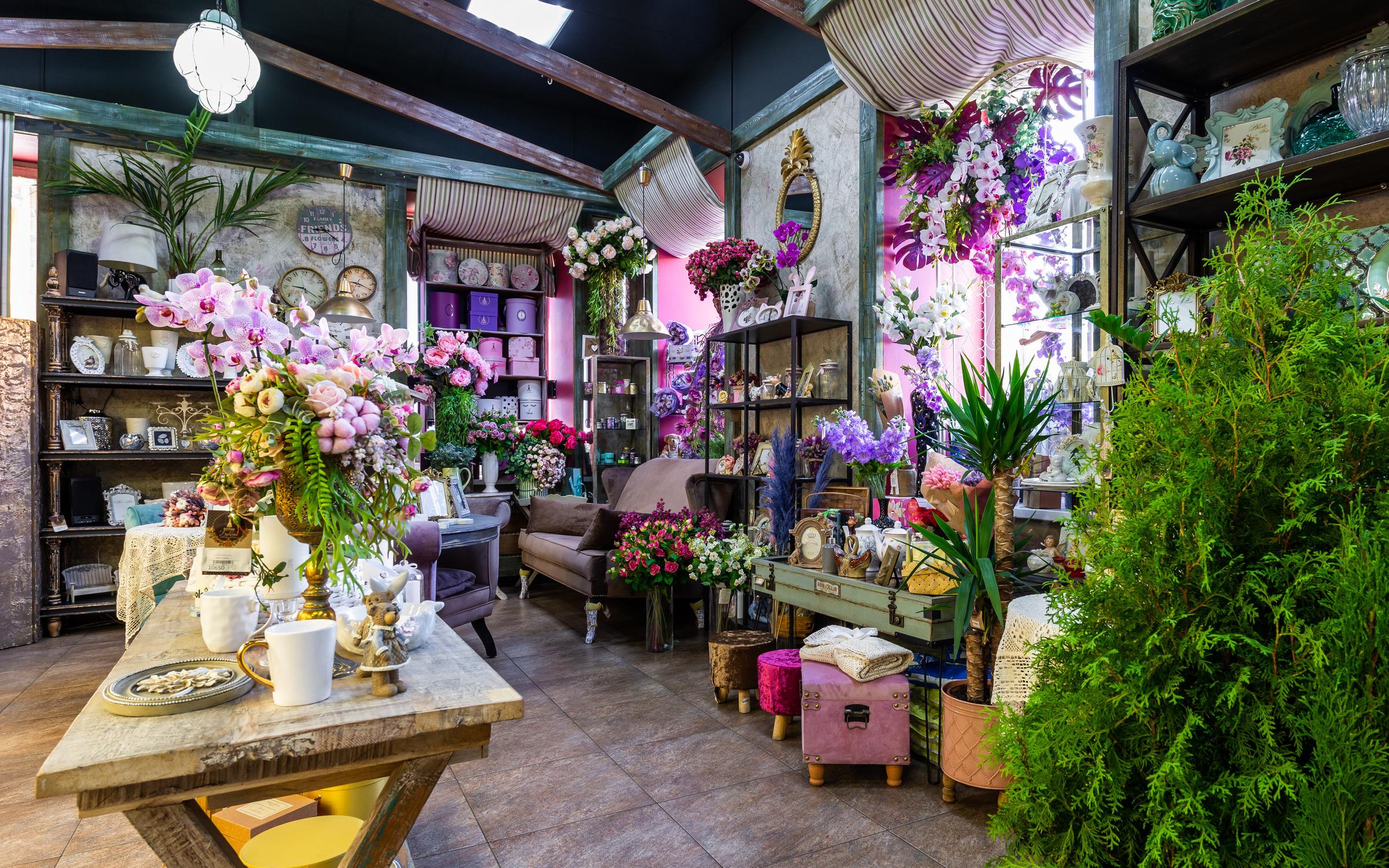 Цветочный магазин в России