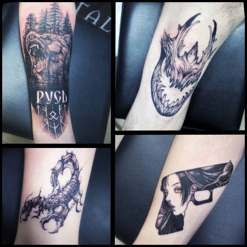фотография работы Тату-студии Portal Tattoo на улице Дмитрия Донского