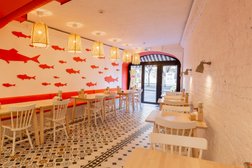 Служба доставки суши и роллов Много лосося, с рейтингом 4.2 - находится по адресу Москва, улица Красина, 9, стр. 1 