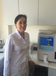 Врач лабораторной диагностики Гульнар Сансызбаевна Кульшанова