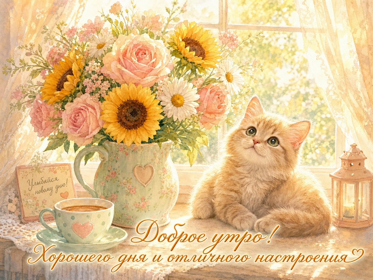 Открытка доброе утро