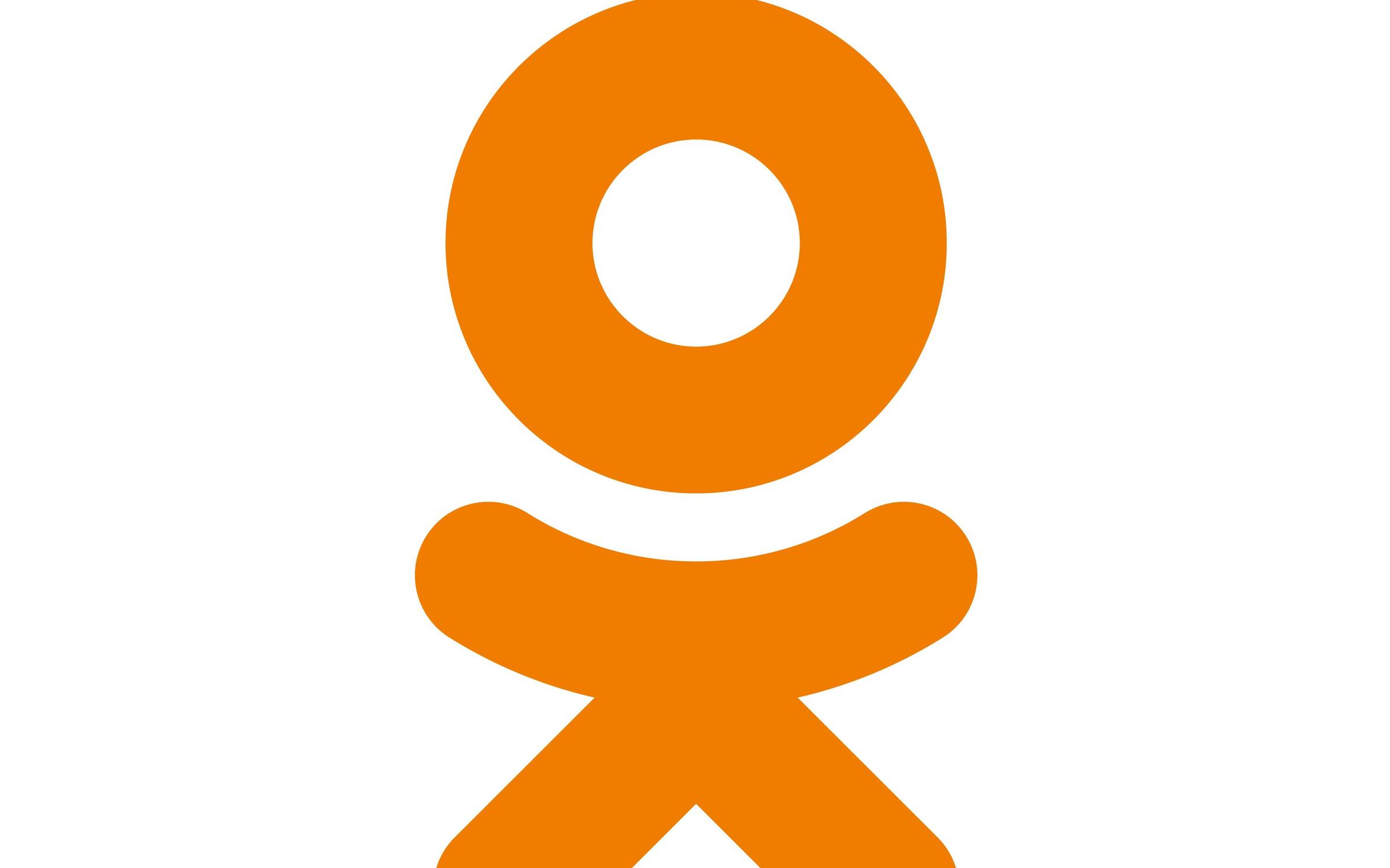 Логотип Одноклассники на прозрачном фоне