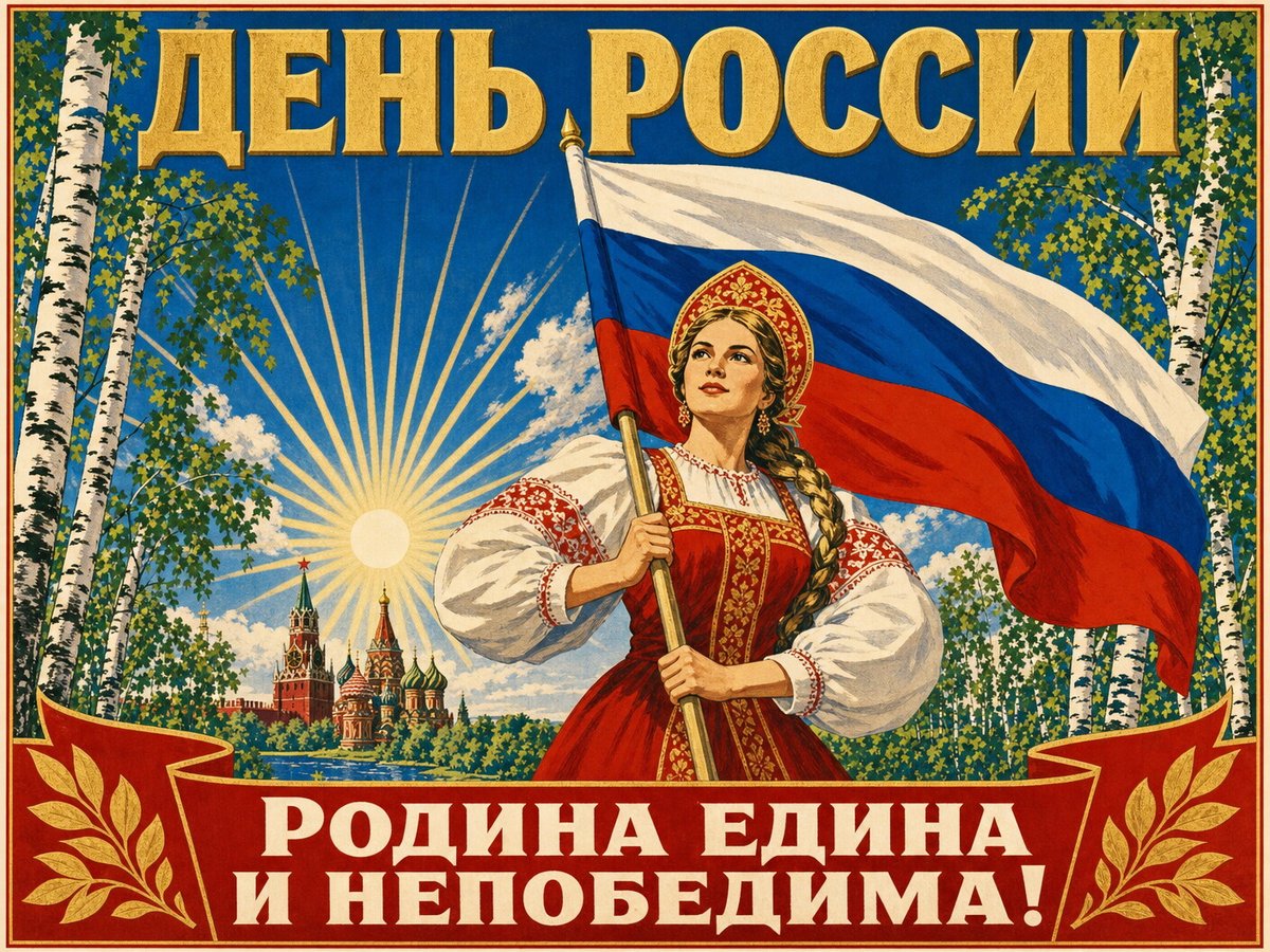 Поздравление с Днём России