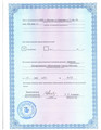 сертификат/документ Академии вождения НС на Коломенской