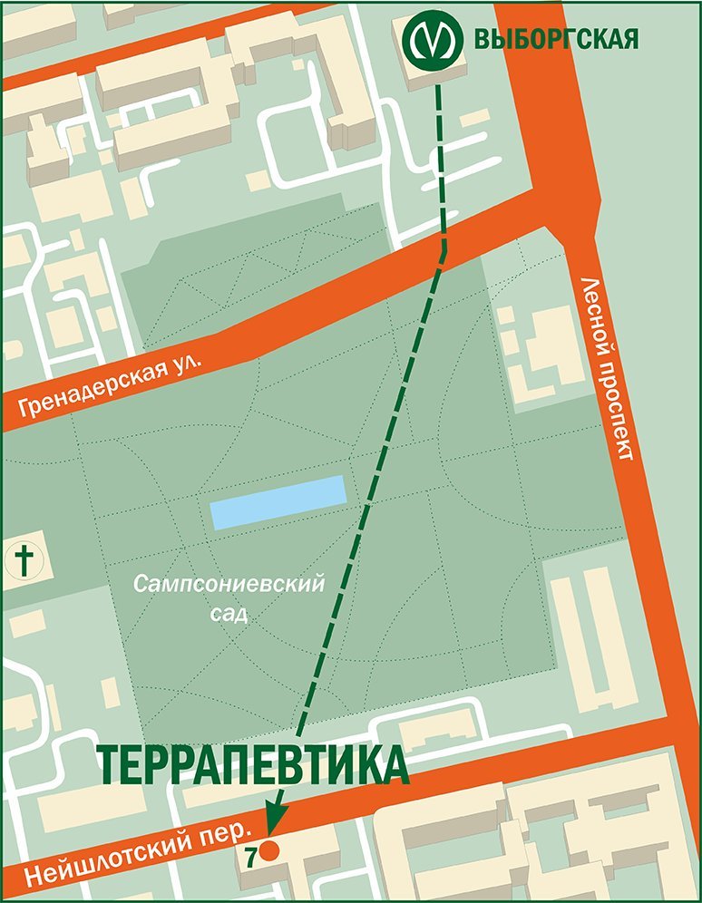 Карта сампсониевский проспект