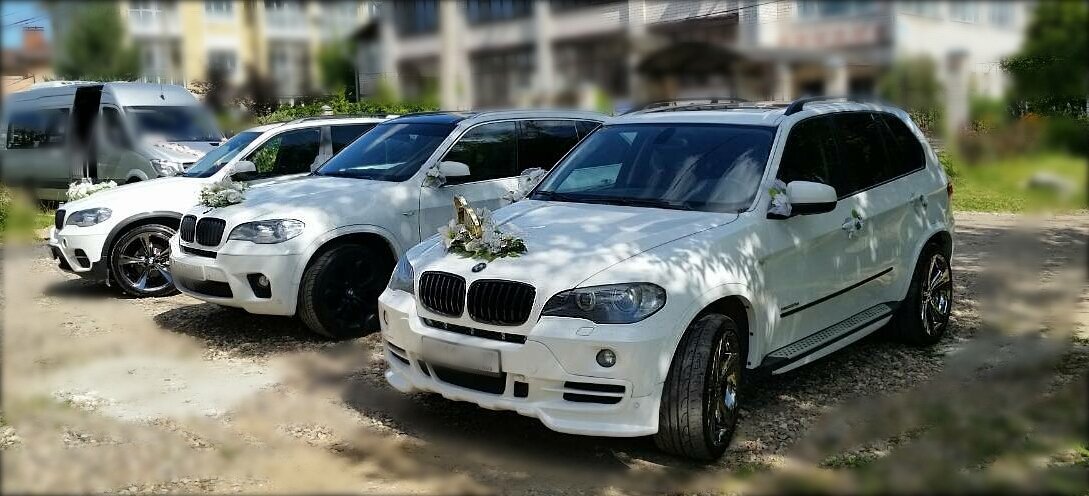 Свадебный кортеж BMW x3 f25