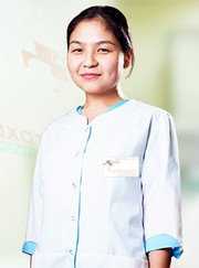 Медицинская сестра Райхан Батырхановна Халыкова