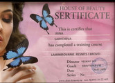 сертификат/документ Студии красоты Beauty.One