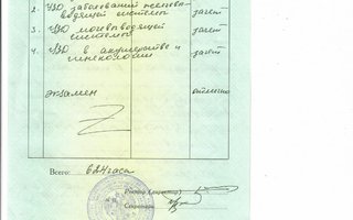 сертификат/документ врача Виктории Алексеевны Кушнир