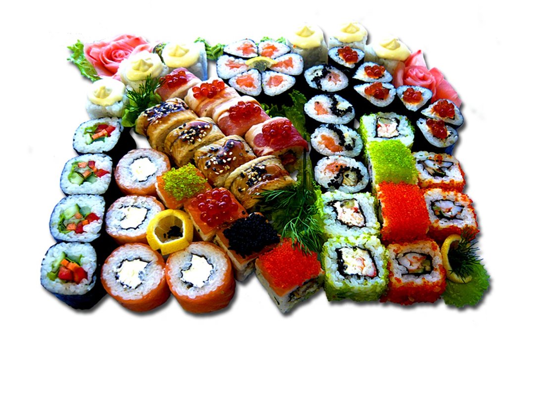 Большие наборы суши роллы фото 64