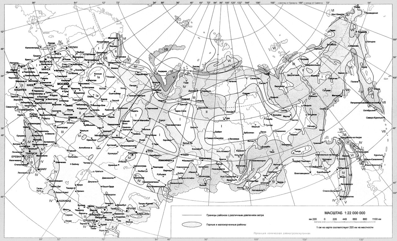 Климатический подрайон строительства карта по городам