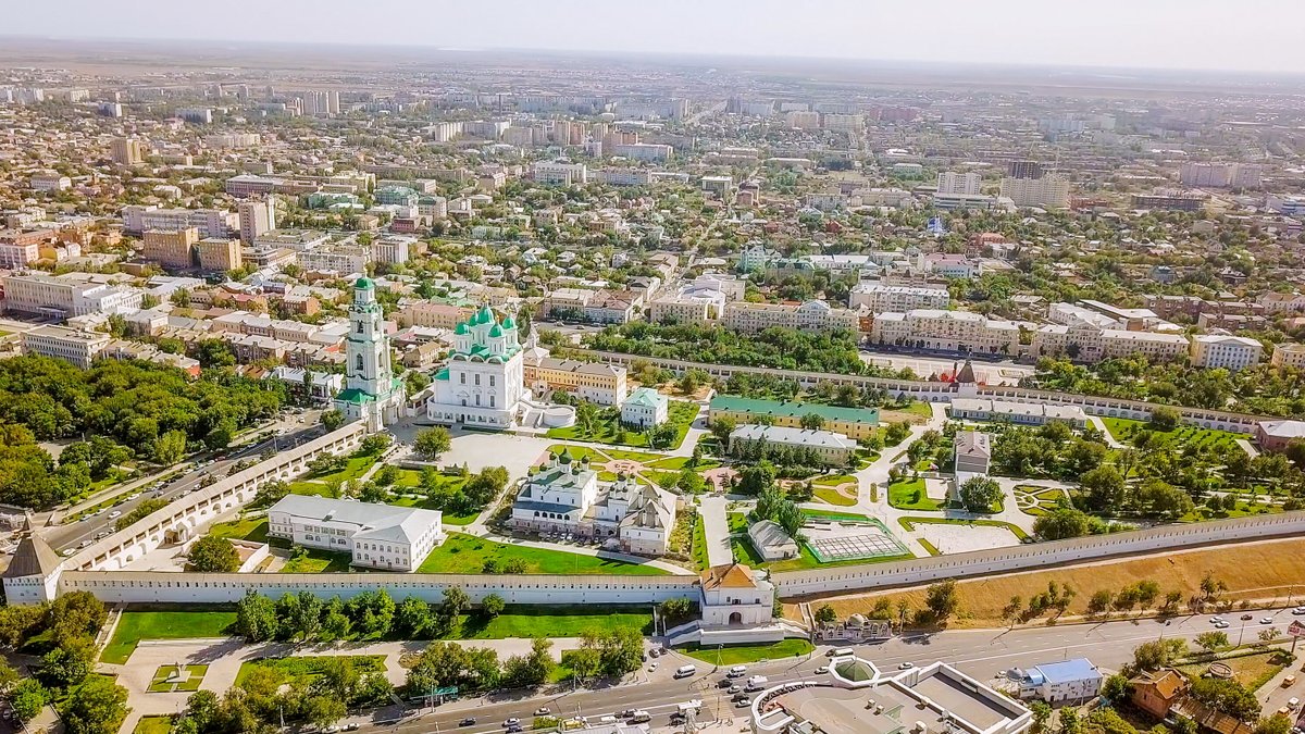 Панорама Астрахани