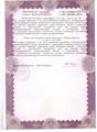 сертификат/документ Стоматологической клиники Добрые руки на метро Улица Дыбенко