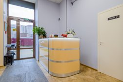 Стоматологическая клиника Базель, с рейтингом 4.5 - находится по адресу Ленинградская область, Всеволожский район, Заневское городское поселение, Кудрово, проспект Строителей, 6 