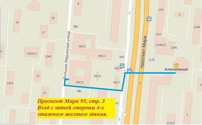 Карта метро алексеевская на карте москвы