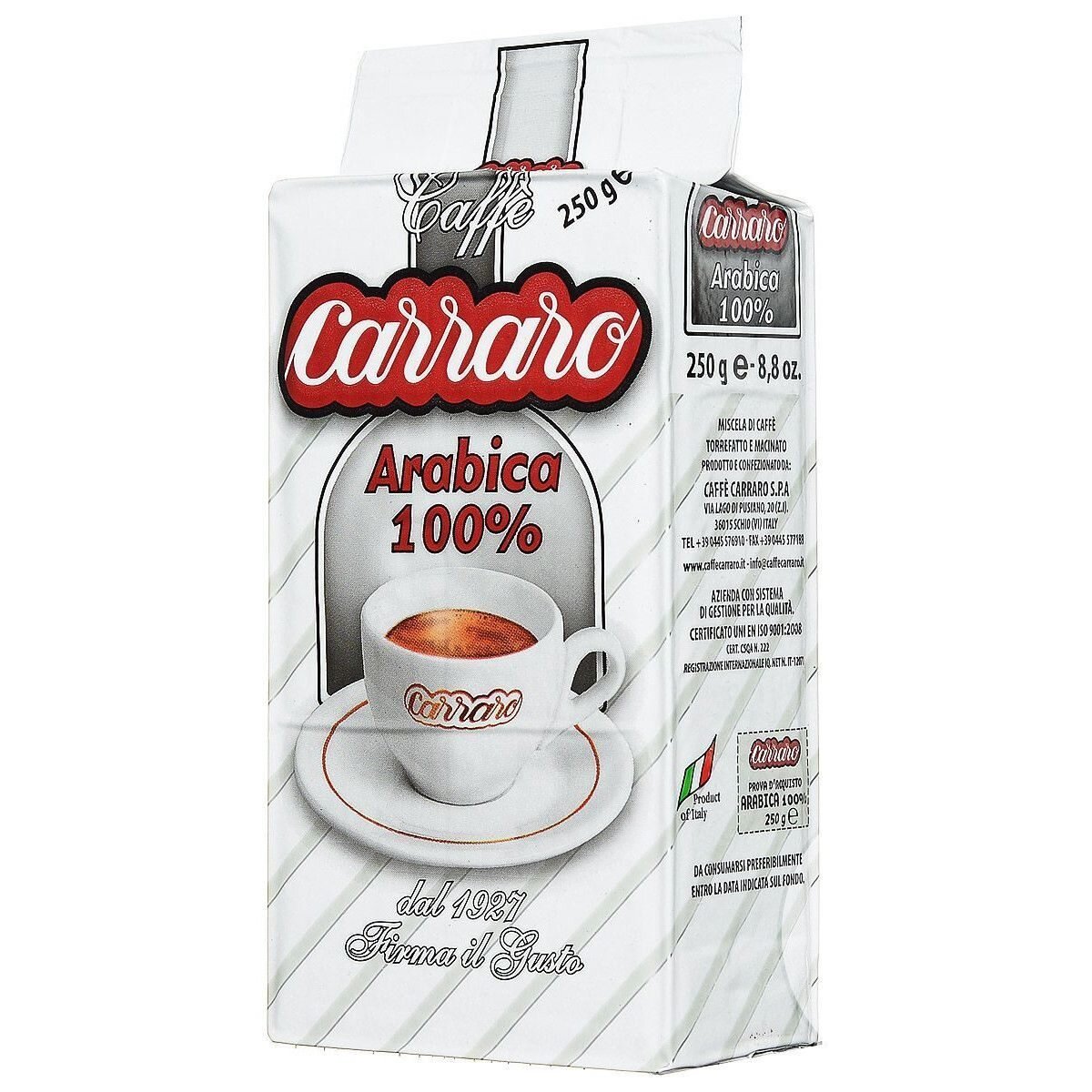 Coffee 100 arabica. Кофе Карраро Арабика 250г. Кофе Carraro Arabica 100% молотый, 250гр, в/у. Кофе 100 Арабика. Кофе 100 Арабика молотый po.