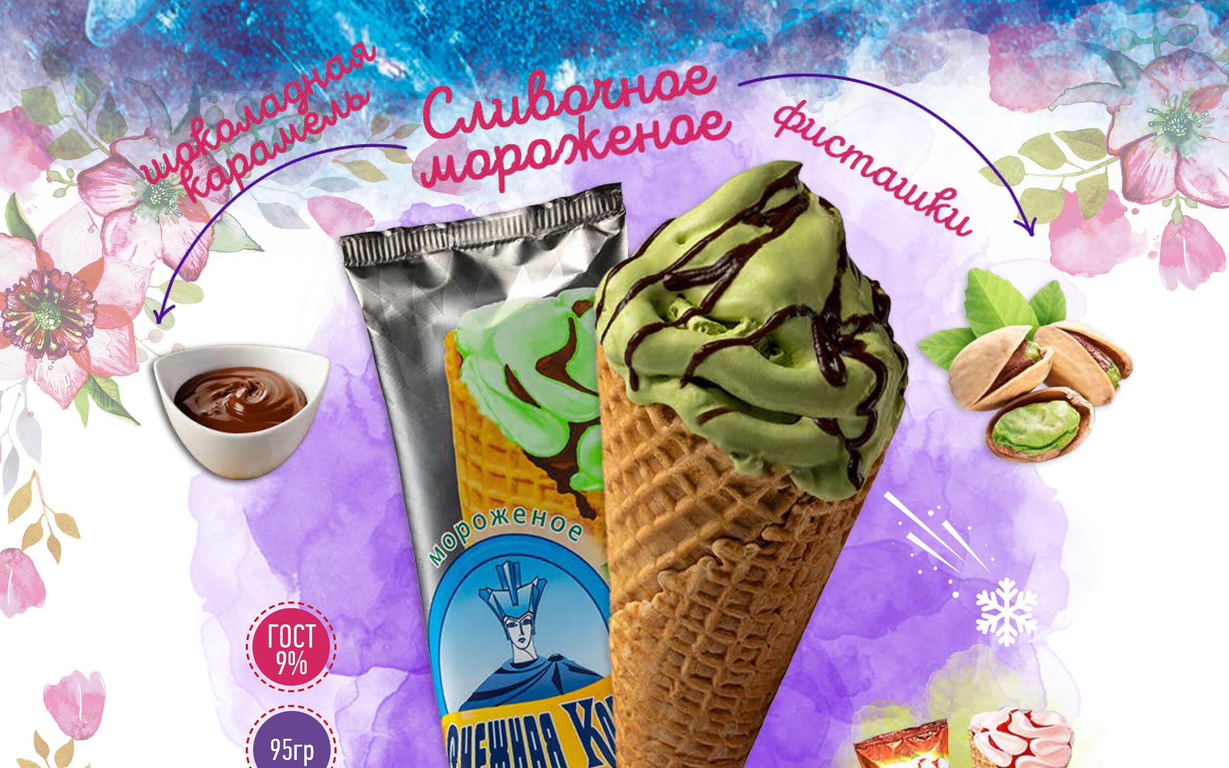 Компания снежка. Фисташковое мороженое Снежная Королева. Мороженое с шоколадным топингом. Фисташковое мороженое рожок. Шоколадное мороженое в рожке.