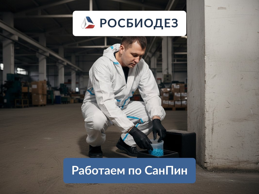 фотография работы Службы дезинфекции Росбиодез