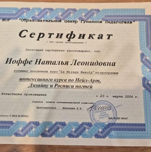 Наталья Иоффе