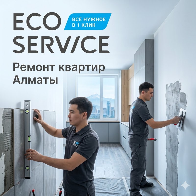 фотография Компании по ремонту квартир Eco-Service на улице Кабанбай батыра
