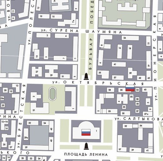 Карта орел ленина