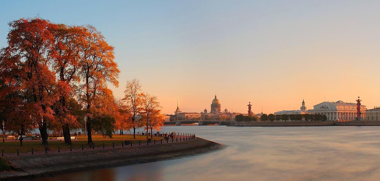 Санкт Петербург каналы осень