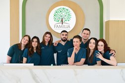 Стоматология Фамилия, с рейтингом 4.8 - находится по адресу Краснодар, Алма-Атинская улица, 40 